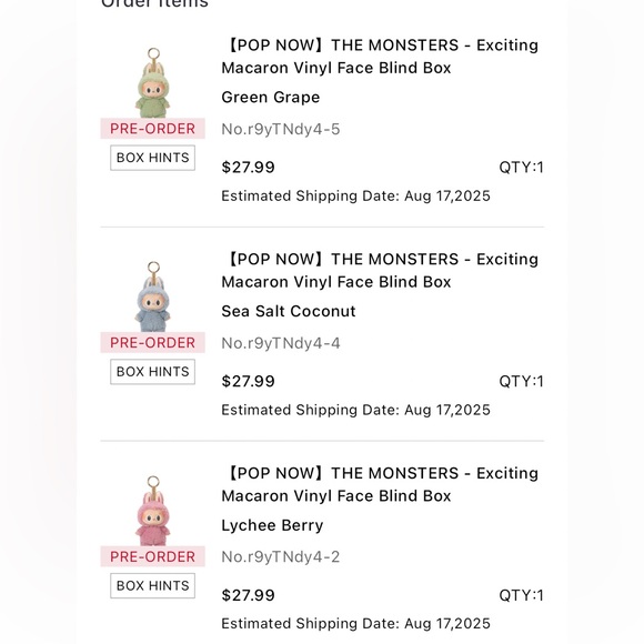 【100% AUTHENTIC】Sealed in Box Pop Mart Labubu Exciting Macaron Sea Salt Coconut - Picture 6 of 6